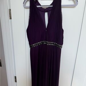 Elegant Purple Evening Dress